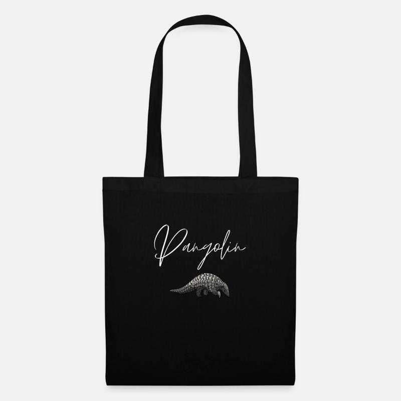 Pangolin Geschenk - Stoffbeutel - Schwarz