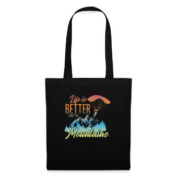 Paragliding paraglider paraglider paraglider - Tote Bag - black - Front