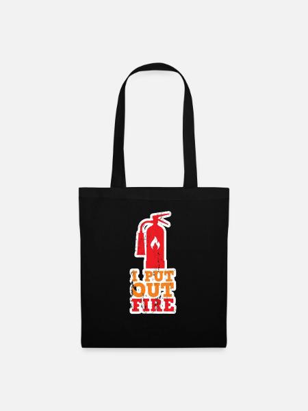 Extincteur d'incendie - Sac en tissu - noir