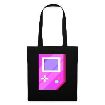 Retro Video Games Vintage Geschenk - Stoffbeutel - Schwarz - Vorne