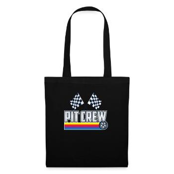 Pit Crew Racing Car Driver Gift Idea Pit Crew - Tote Bag - black - Front