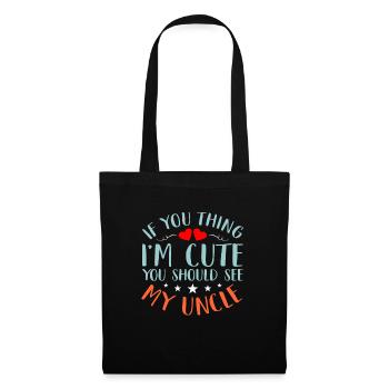 uncle - Tote Bag - black - Front