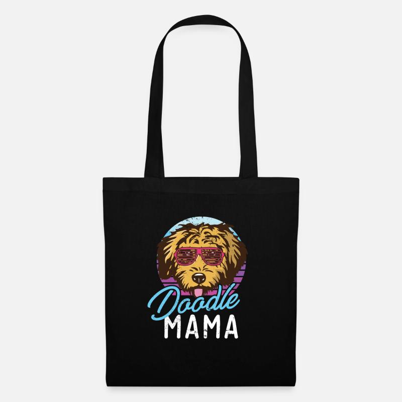 Doodle Mama Gift Goldendoodle Mom Goldendoodle - Tote Bag - black