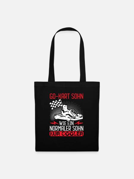 Go Kart Sohn Wie Ein Normaler Sohn Nur Cooler - Stoffbeutel - Schwarz