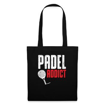 Padel Addict - Tennis de Padel - Sac en tissu - noir - Devant