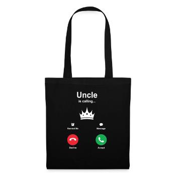 uncle - Tote Bag - black - Front