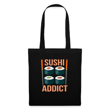 Sushi - Sac en tissu - noir - Devant