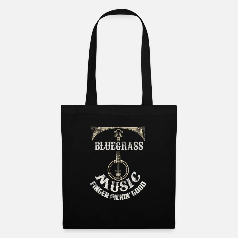 Bluegrass-kitaramusiikin banjo-lahja - Kangaskassi - musta