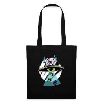 Christmas aliens - Tote Bag - black - Front