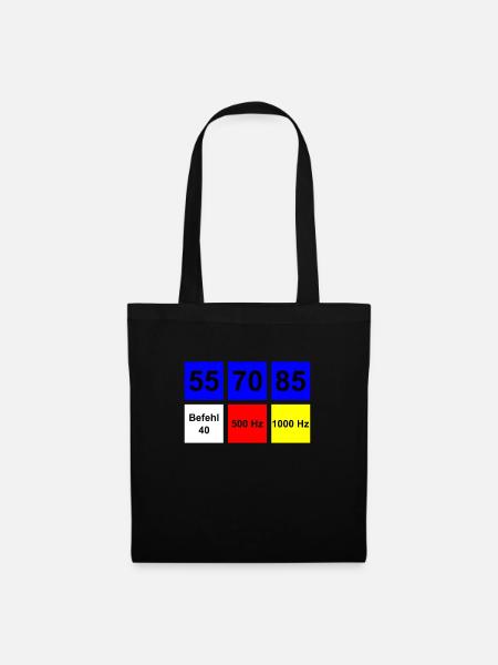 Lokfüher Triebfahrzeugführer Geschenk PZB - Stoffbeutel - Schwarz