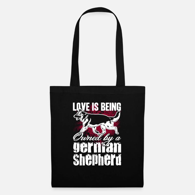 German Shepherd Owned By German Shepherd - Tote Bag - black