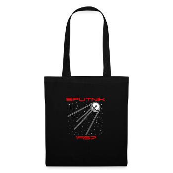 Idée cadeau Spoutnik URSS Union soviétique - Sac en tissu - noir - Devant