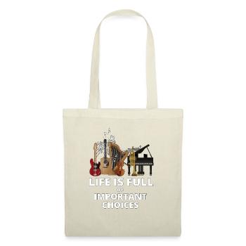 Musical life is full of instruments - Tote Bag - nature - Front