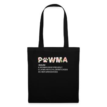Pawma Definition Shirt Mother Mama Dog Paw - Tote Bag - black - Front