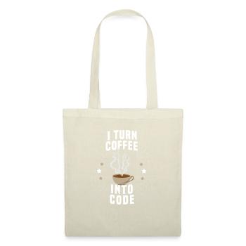 Coffee saying for an IT nerd - Tote Bag - nature - Front
