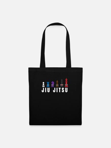 Jiu Jitsu Gift Training Like Chess for BJJ Grappli - Tote Bag - black