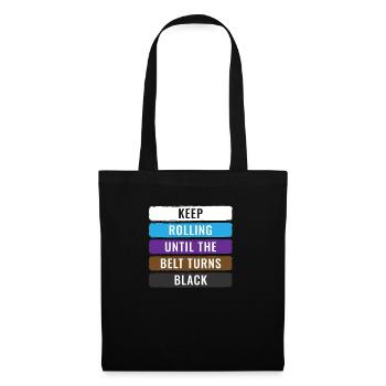 Keep Rolling BJJ Gifts Jujitsu Gift Brazilian Jiu- - Tote Bag - black - Front
