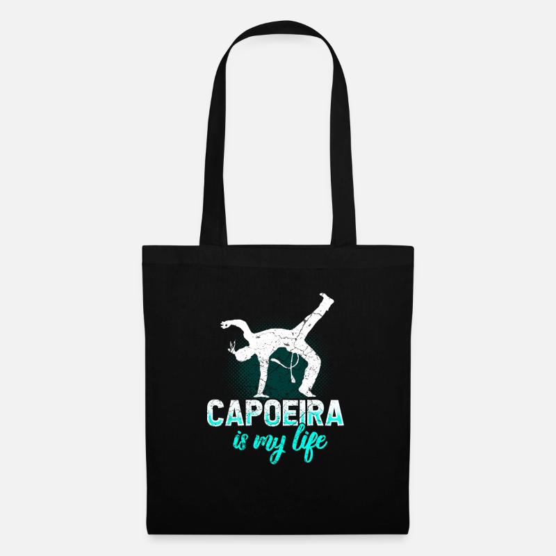 Capoeira Brasilien - Stoffbeutel - Schwarz
