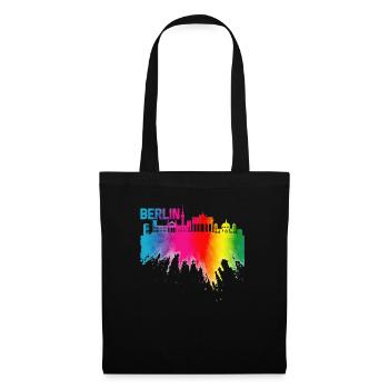 Berlin - Sac en tissu - noir - Devant
