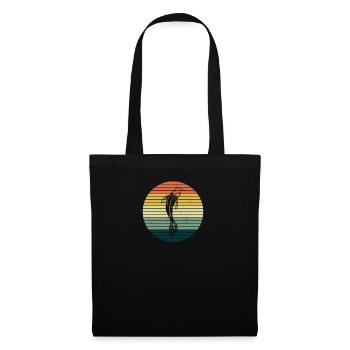 Japon japonais Koi Samurai Bonsai Cosplay Manga - Sac en tissu - noir - Devant