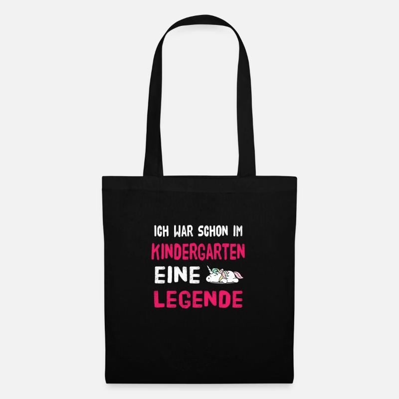 Kindergarten Legende - Stoffbeutel - Schwarz