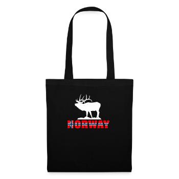 Norvège voyage vacances norvégien idée cadeau - Sac en tissu - noir - Devant