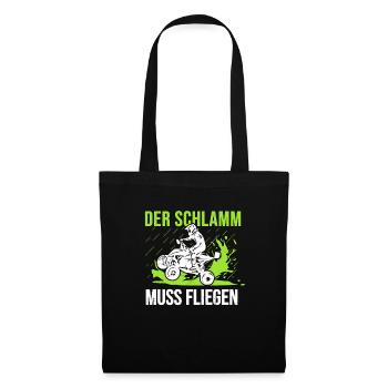 Quad Design für einen Quad-Fahrer - Stoffbeutel - Schwarz - Vorne