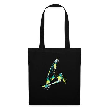 Wind surfing splash - Tote Bag - black - Front