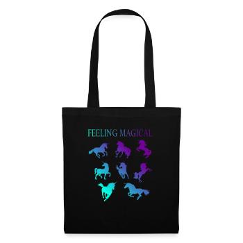 Se sentir magique - Sac en tissu - noir - Devant