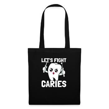 Dental Assistant Caries Dentistry Dentist Student - Tote Bag - black - Front