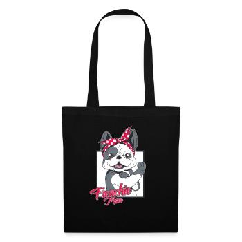Frenchie Mom French Bulldog - Tote Bag - black - Front