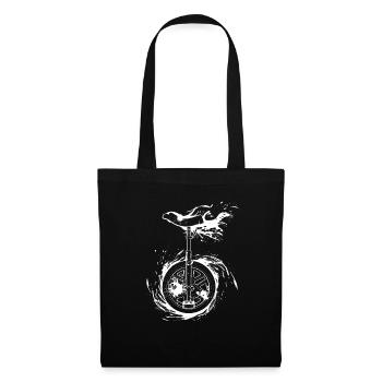 Splash Unicycle - Tote Bag - black - Front