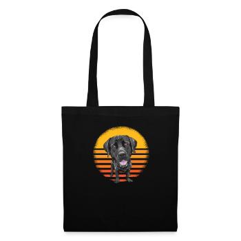 Labrador - Stoffbeutel - Schwarz - Vorne