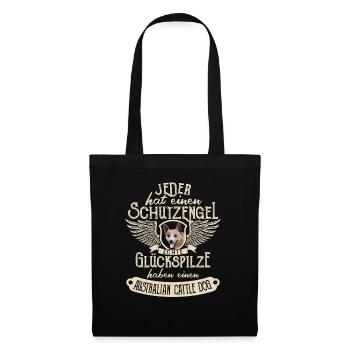 Australian Cattle Dog Lustige Geschenkidee - Stoffbeutel - Schwarz - Vorne