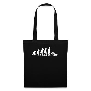 Funny Human Swimming Evolution Swimmer Swim Rescue - Tote Bag - black - Front