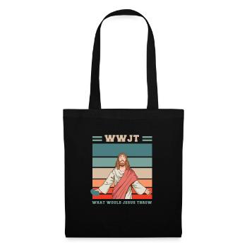 Jesus Disc Golf Gifts for a Disc Golf Fan - Tote Bag - black - Front