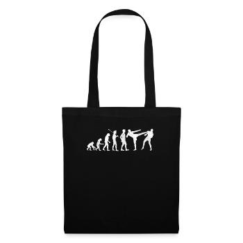 Muay Thai Boxer MMA Boxing Sport Evolution Fighter - Tote Bag - black - Front