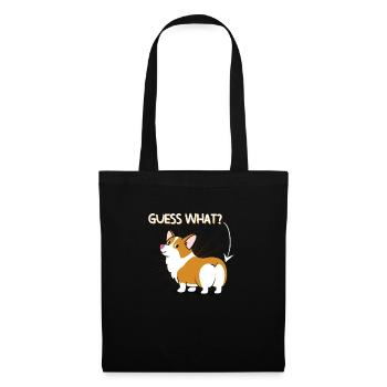 Corgi Butt - Tote Bag - black - Front