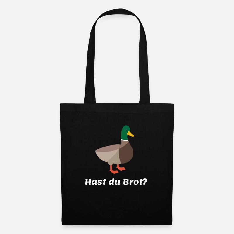 Hast du Brot? - Stoffbeutel - Schwarz