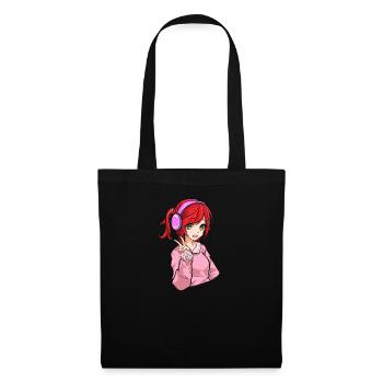 Anime Manga Cosplay Ramen Japan Sushi Geschenk - Stoffbeutel - Schwarz - Vorne