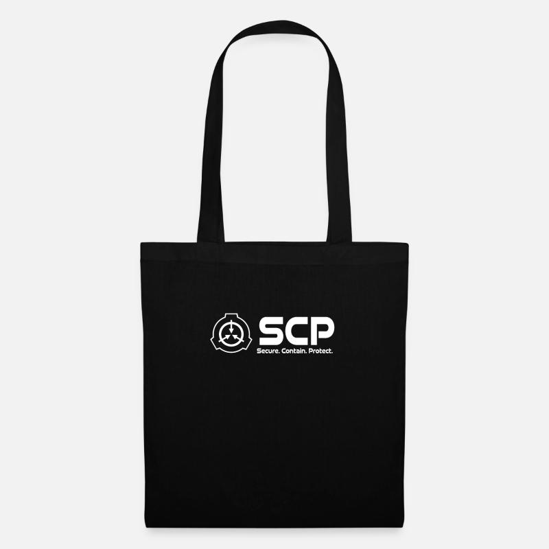 SCP Foundation Spruch Grafik Motto - Stoffbeutel - Schwarz