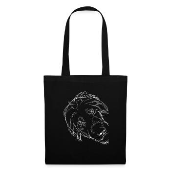 Funny Dog Scottish Deerhound - Tote Bag - black - Front