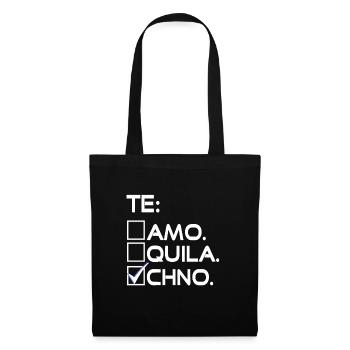 Techno confirmée - Sac en tissu - noir - Devant