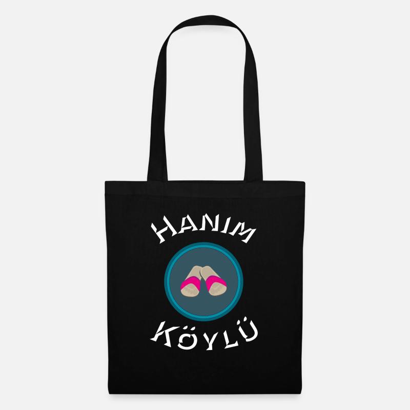 Pantoffelheld- Hanım Köylü - Stoffbeutel - Schwarz