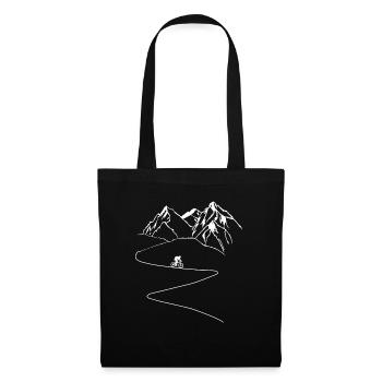 Vélo de montagne descente VTT vélo vélo cadeau - Sac en tissu - noir - Devant
