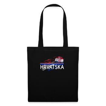Hrvatska - Tote Bag - black - Front