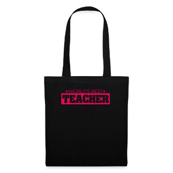 Worlds Best Teacher Best Teacher in the World - Tote Bag - black - Front