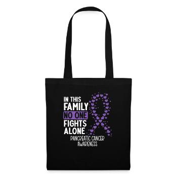 Cancer pancreatic cancer - Tote Bag - black - Front