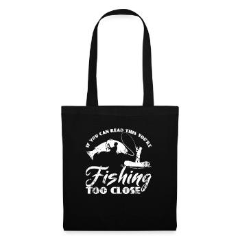 If You Can Read This Fishing Fishing Boat Fish - Tote Bag - black - Front