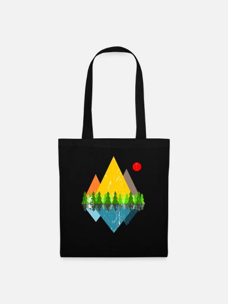 Ride Mountains - Tote Bag - black